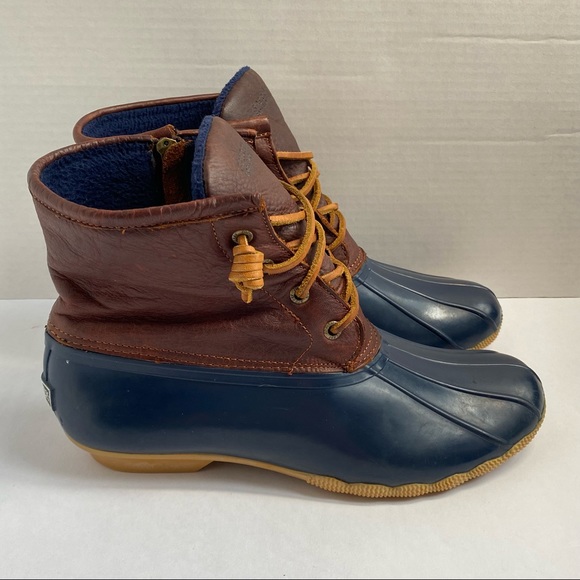 sperry zip duck boots